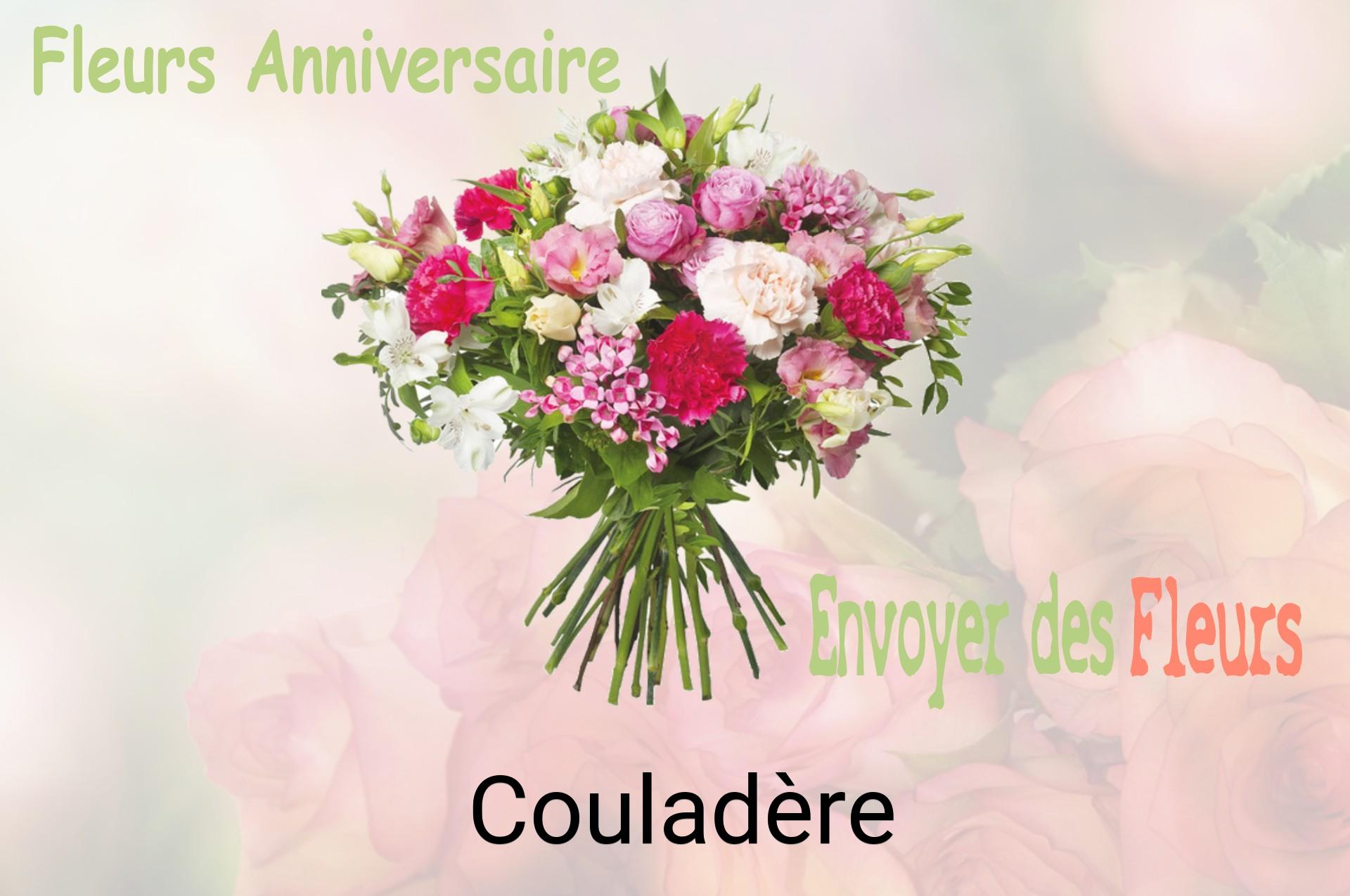 Bouquet de fleurs d’anniversaire livré à Couladère